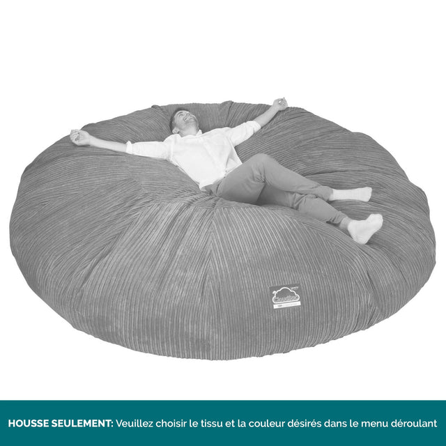 CloudSac 5000 XXXXXL Canapé Pouf Titanesque à Mémoire de Forme HOUSSE SEULE - Remplacement / Pièces détachées 01