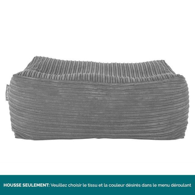 Gros Pouf Repose Pied HOUSSE SEULE - Remplacement / Pièces détachées 01