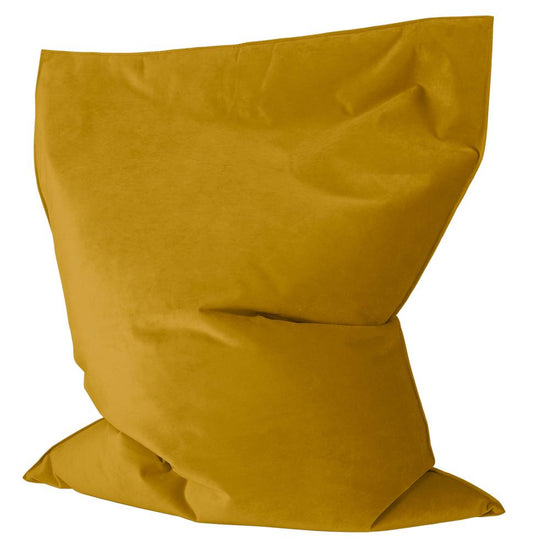 LOUNGE PUG - Velours - Gros Pouf Enfant, Pouf Geant Enfant - Or