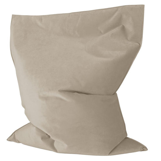 LOUNGE PUG - Velours - Gros Pouf Enfant, Pouf Geant Enfant - Vison