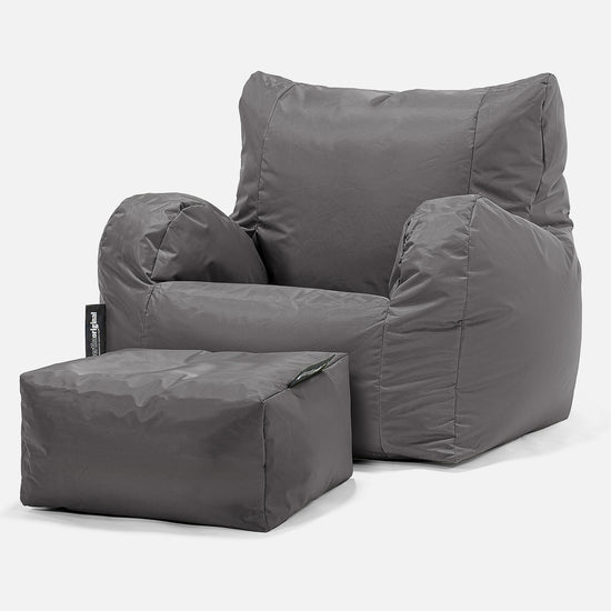 SmartCanvas™ Fauteuil Pouf - Anthracite 02