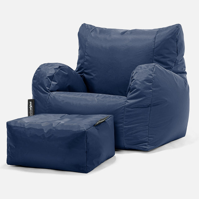 Fauteuil Pouf - SmartCanvas™ Bleu Marine 02