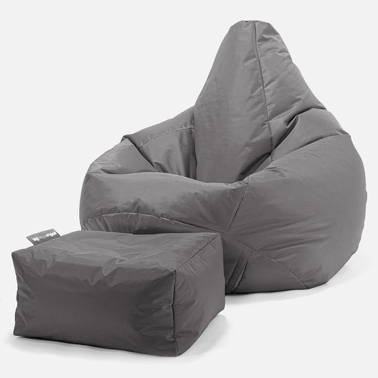 Pouf Poire Gamer - SmartCanvas™ Anthracite 01