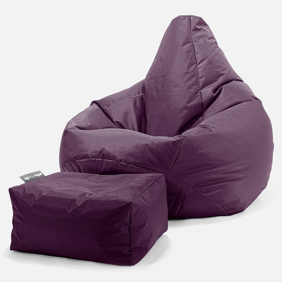 Pouf Poire Gamer - SmartCanvas™ Violet 01