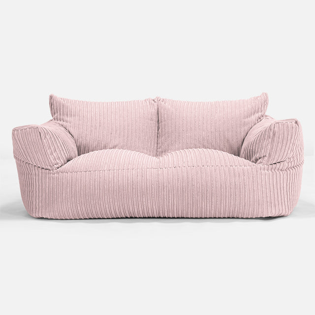 Joséphine Canapé Pouf - Côtelé Rose 01