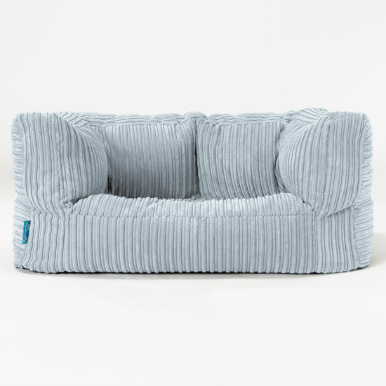 Canapé Enfant Albert 2-6 ans - Côtelé Bébé Bleu 01
