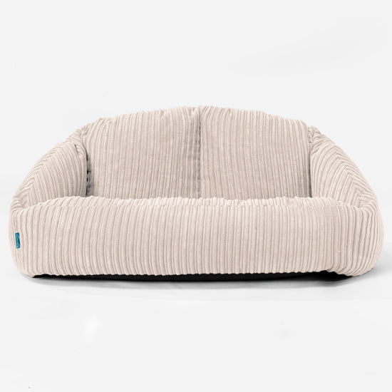 Pouf Canapé Bubble pour Enfants - Côtelé Crème 01