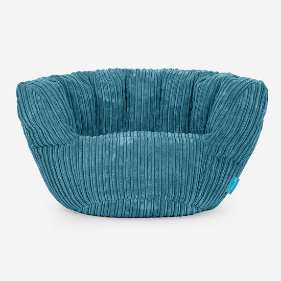 Charles Vintish Pouf pour Enfants 2-6 ans - Côtelé Mer Égée 01