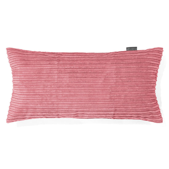 Coussin Géant 40 x 80cm - Côtelé Corail 01