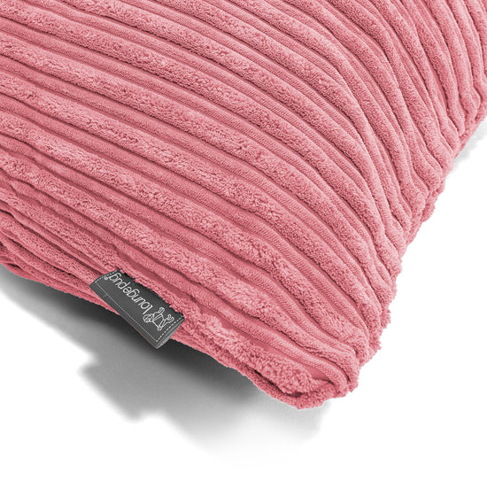 Coussin Géant 40 x 80cm - Côtelé Corail 02