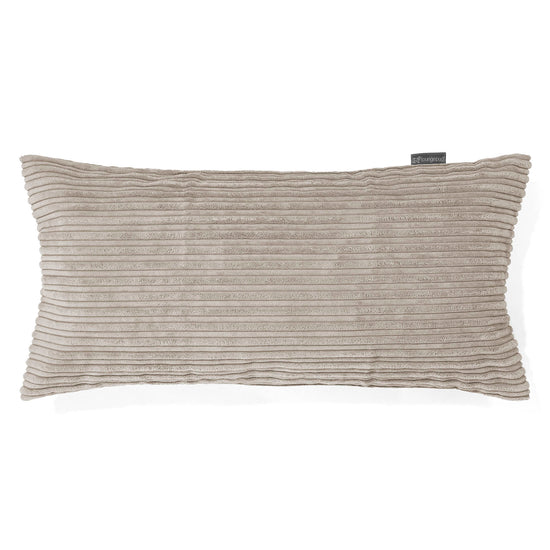 Coussin Géant 40 x 80cm - Côtelé Vison 01