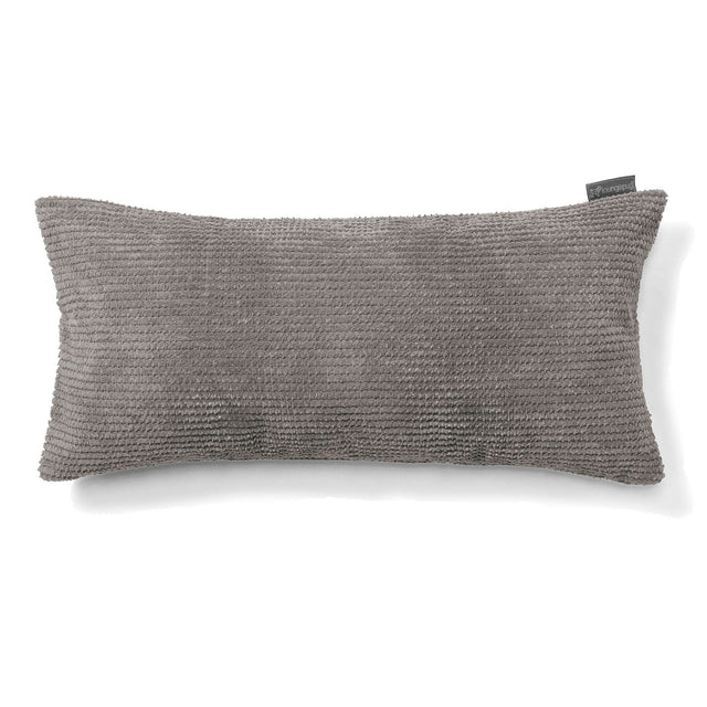 Coussin Géant 40 x 80cm - Pompon Anthracite 01