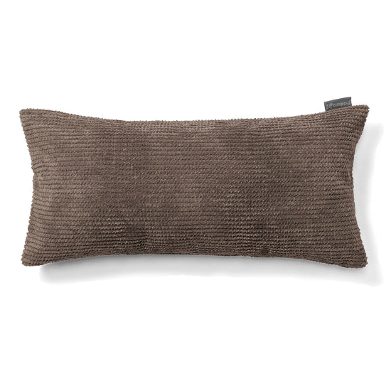 Coussin Géant 40 x 80cm - Pompon Chocolat 01