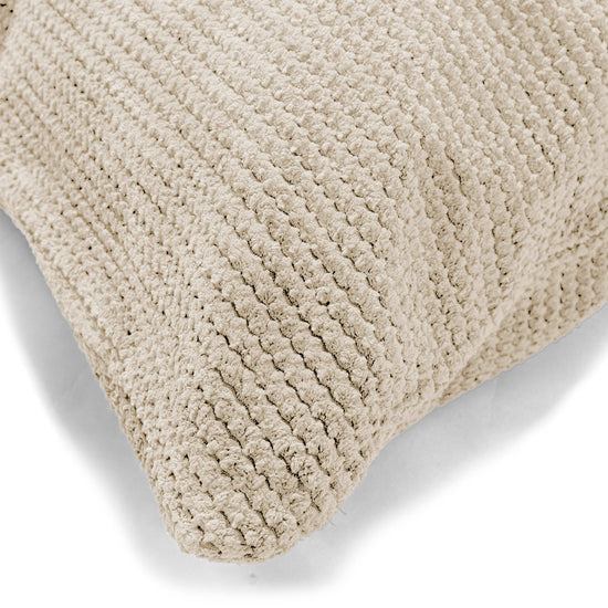 Coussin Géant 40 x 80cm - Pompon Crème 02
