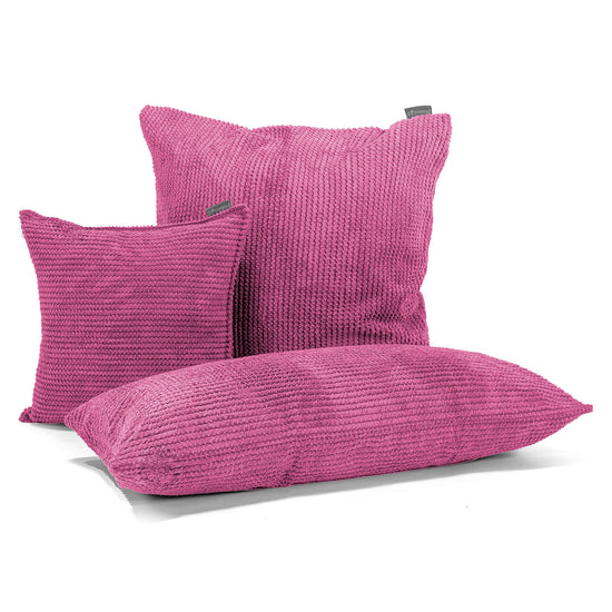 Coussin Géant 40 x 80cm - Pompon Rose 03