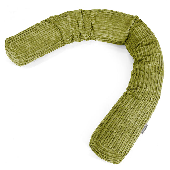 Traversin XXL - Côtelé Vert Acide 01