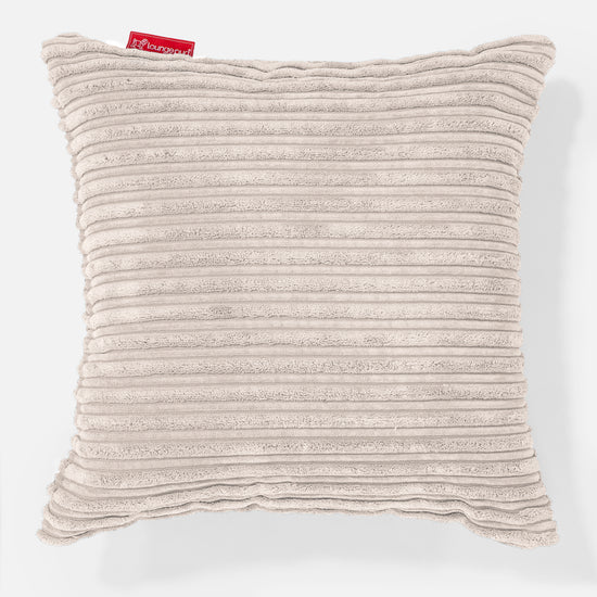Coussin 47 x 47cm - Côtelé Crème 01