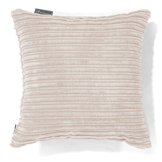 Coussin 47 x 47cm - Côtelé Crème 01