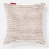 Coussin 47 x 47cm - Côtelé Crème 01