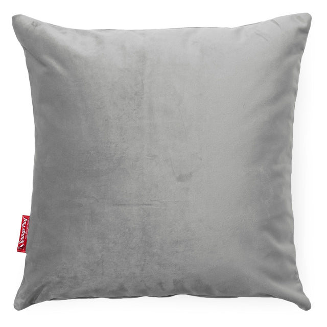 Coussin 47 x 47cm - Velours Argent 01