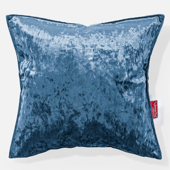 Grand Coussin 70 x 70cm - Vintage Velours Mer Égée 01