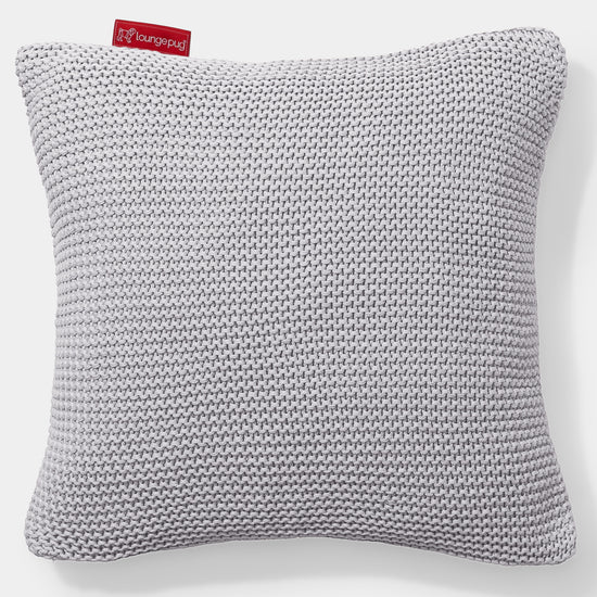 Coussin 47 x 47cm - 100% Coton Ellos Gris clair 01