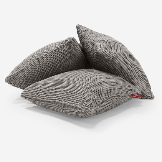 Coussin 47 x 47cm - 100% Coton Ellos Gris 03
