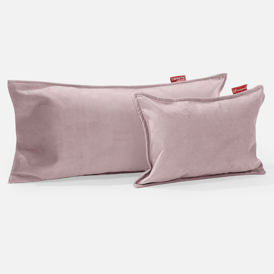 Coussin Rectangulaire 35 x 50cm - Velours Rose 03
