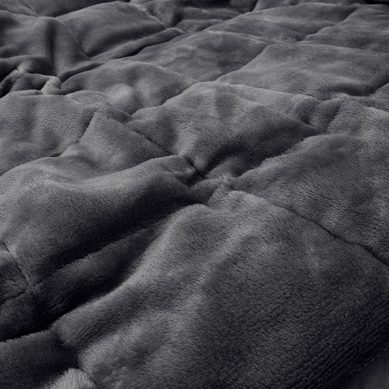 Couverture Lestée pour Adultes - Polaire sherpa Gris 04