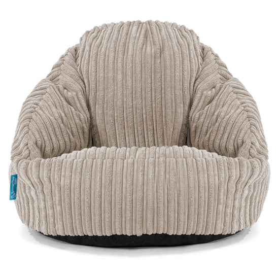 Pouf Chaise Bubble pour Enfants 1-3 ans - Côtelé Vison 01