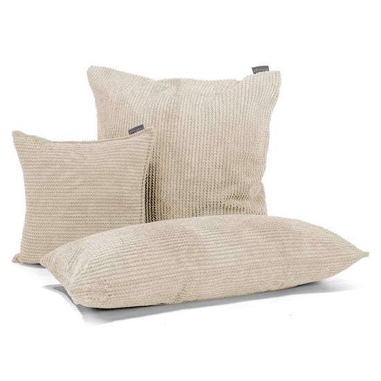 Grand Coussin 70 x 70cm - Pompon Crème 04