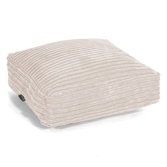 Grand Coussin de Sol - Côtelé Crème 01
