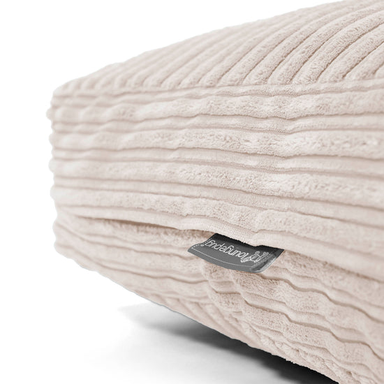 Grand Coussin de Sol - Côtelé Crème 02