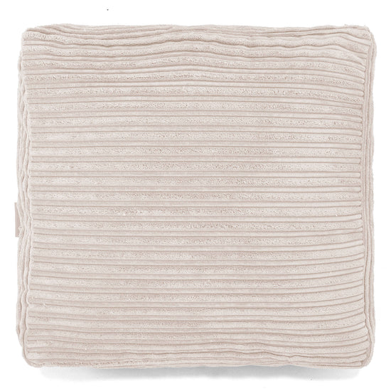 Grand Coussin de Sol - Côtelé Crème 03