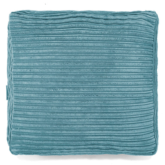 Grand Coussin de Sol - Côtelé Mer Égée 03