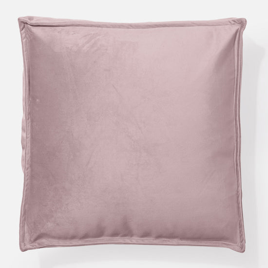 Grand Coussin de Sol - Velours Rose 02