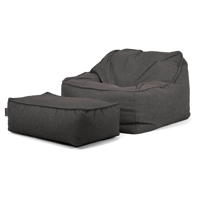 Le Pouf Doudou - Bouclé Anthracite_02