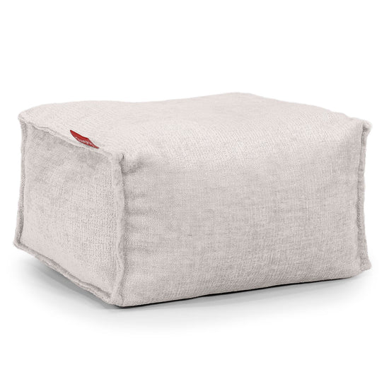 Petit Repose Pied - Chenille Crème 01