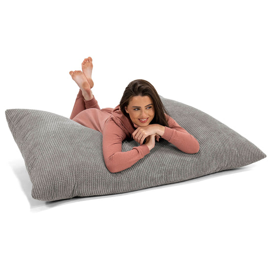 Pouf Géant XXL - Pompon Anthracite 03