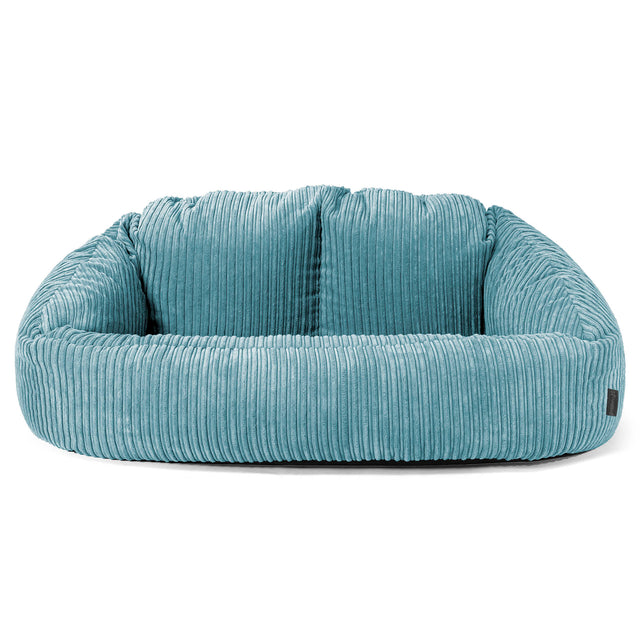 Pouf Canapé Bubble - Côtelé Mer Égée 01