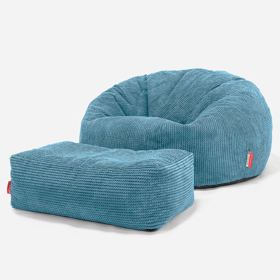 Canapé Pouf pour Enfant 6-14 ans - Pompon Mer Égée 03