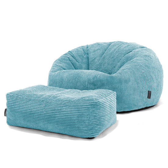 Canapé Pouf pour Enfant 6-14 ans - Pompon Mer Égée 03