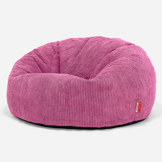 Canapé Pouf pour Enfant 6-14 ans - Pompon Rose 02