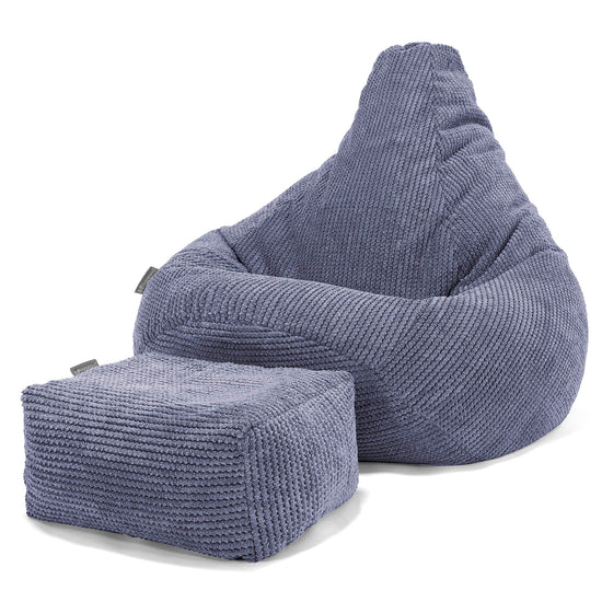 Pouf Gamer pour Enfant 6-14 ans - Pompon Violet 03