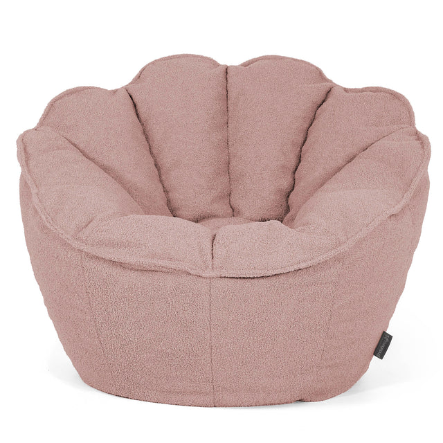 Pouf Fauteuil Natalia Sacco - Bouclé Rose_01