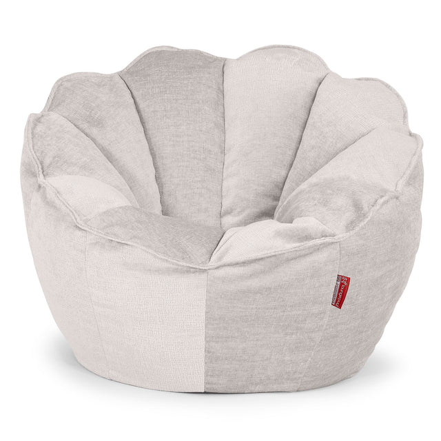 Pouf Fauteuil Natalia Sacco - Chenille Crème 01