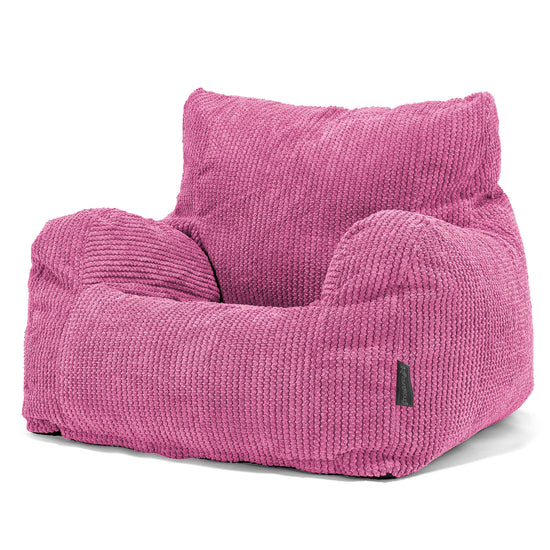 Pouf Fauteuil pour Ados 6-14 ans - Pompon Rose 02