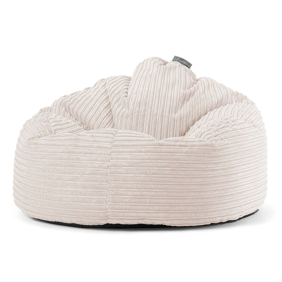 Pouf Poire, Archi - Côtelé Crème 01