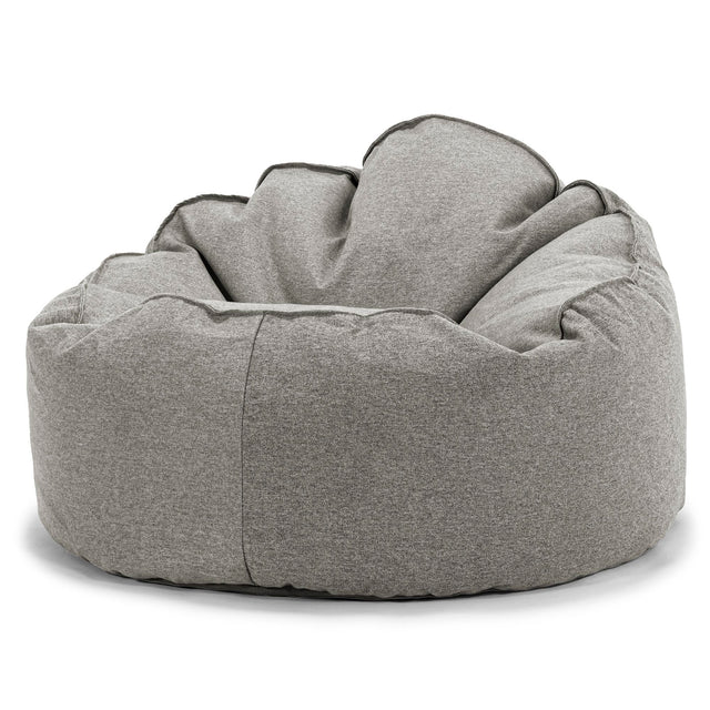 Pouf Poire, Archi - Interalli Laine Argent 01
