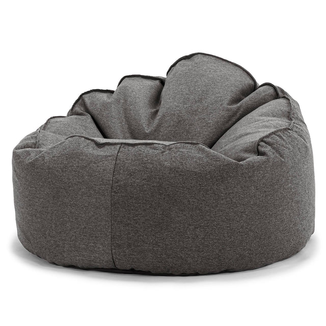 Pouf Poire, Archi - Interalli Laine Gris 01